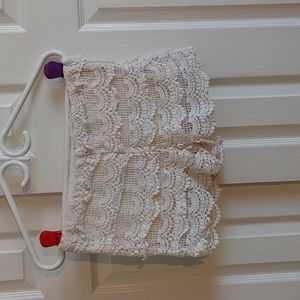 Zara Frilly Shorts with Elastic Waistband